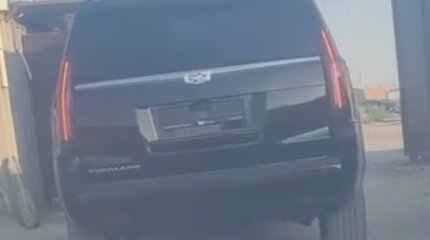 Cadillac с тонированным лобовым стеклом разъезжал по Кызылорде