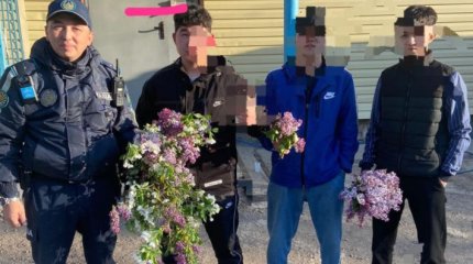 Любителей сирени задержали актюбинские полицейские