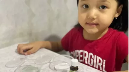 ШҚО-да бес жасар қыз экологиялық таза тіс пастасын ойлап тапты