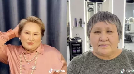 "9 ота жасалған". 53 жастағы әйел адам танымастай өзгерген