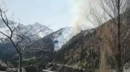 Медеудегі өртті сөндіруге ұшақ жіберілді