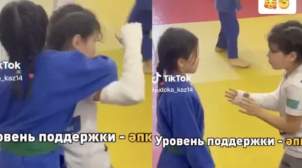"Неге жылап отырмын?" Желіде жарыс алаңында сіңлісіне қолдау көрсеткен қыздың видеосы тарады