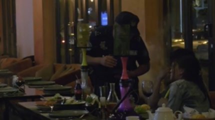 151 кальян изъяли алматинские полицейские в рейде по увеселительным заведениям