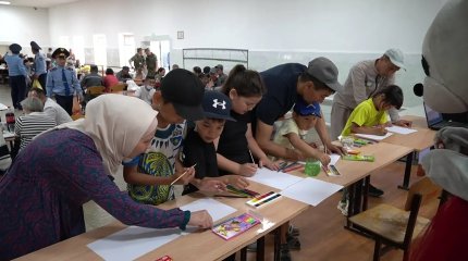 Необычный детский праздник провели в колонии Уральска