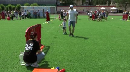 120 детей с ограниченными возможностями приняли участие в спортивном состязании в Алматы