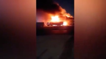 Шымкентте бірнеше жүк көлігі өртеніп кетті