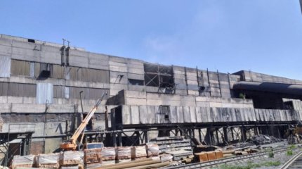 Потолок обрушился на Экибастузской ТЭЦ