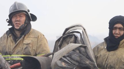 Пожар в столице локализовали