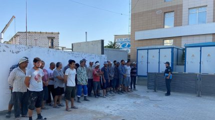 Почти 250 нелегалов выявили полицейские Мангистау за три дня