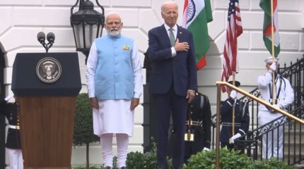 Байден перепутал гимны Индии и США