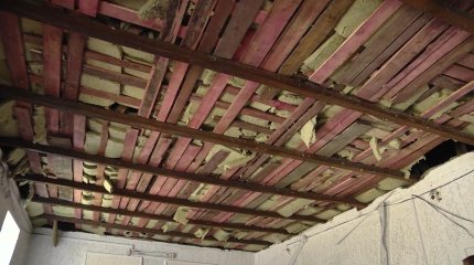 Павлодар облысында 3 жыл бұрын ғана жөнделген мәдениет үйінің төбесі құлап кетті