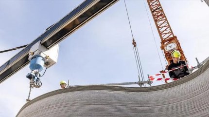 Самый большой дом, напечатанный на 3D-принтере, начали возводить в Германии