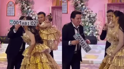 "786 мың теңге". Әнші Абай Бегей көлігінің су жаңа VIP нөмірін көрсетті