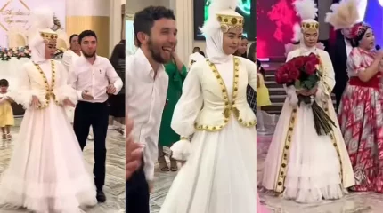 "Атырау, келін алып келе жатырмын". Желіде әнші Қанайдың тойынан видеолар тарады