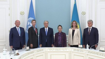 Президент БҰҰ делегациясын қабылдады