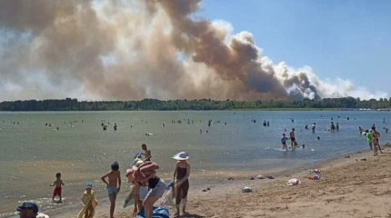 Гроза могла стать причиной лесного пожара в Семей орманы, - очевидцы