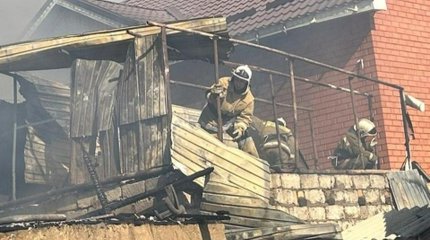 Қызылордада төрт үйде өрт болып, 8 сиыр өртеніп кетті