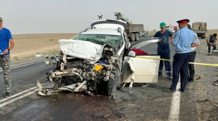 Атырау облысында жантүршігерлік жол апатынан 7 адам қаза тапты