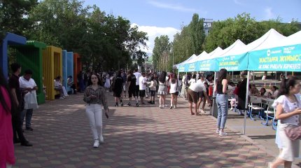 Ярмарку вакансий для молодых граждан провели представители «Жастар Рухы»