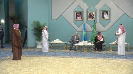 Президент жұмыс сапарымен Сауд Арабиясы корольдігіне барды