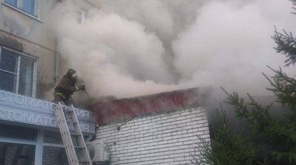 Пожар в кафе Усть-Каменогорска: десятки человек эвакуированы