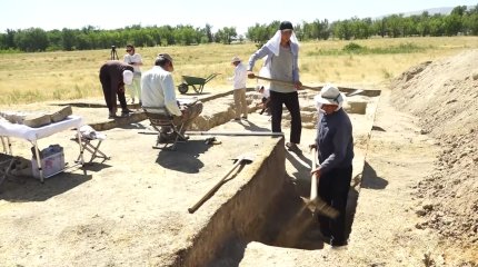 Тарихы терең Тараздан керуен сарай орны  табылды