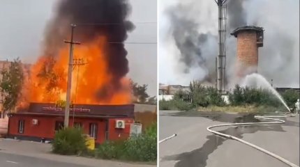 Екібастұзда автогаз құю бекетінен өрт шығып, жарылыс болды