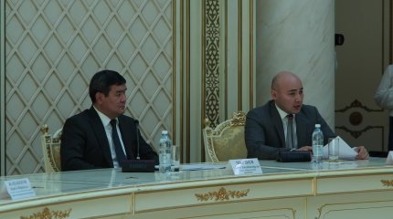 Атырауға жұмыс сапарымен келген ҚР Ұлттық Экономика министрі Әлібек Қуантыров аймақ кәсіпкерлерімен кездесті