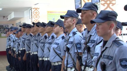 Более 700 военнослужащих впервые отправились на самостоятельную охрану улиц Астаны