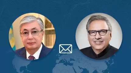 Мемлекет басшысы Пәкістан Президенті Ариф Алвиге көңіл айту жеделхатын жолдады