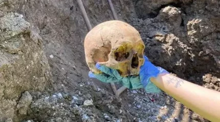 Қостанайда коммуналдық қызметкерлер көшеден адам сүйектерін тауып алған