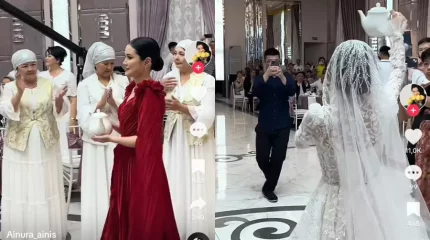 Атырауда үйлену тойында қалыңдыққа шәйнек табысталған видео Желіде қызу талқыланды