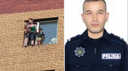 Женщина с детьми пыталась спрыгнуть с высотки в Астане