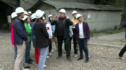 Қызылжардағы жылу электр станциясының жаңа мұржасы қисық салынған