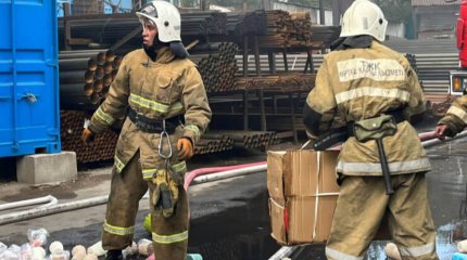 Алматыда барахолка аумағында шыққан ірі өрт сөндірілді