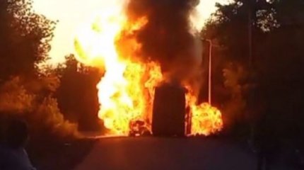 Страшное ДТП в области Абай: водитель внедорожника сгорел заживо