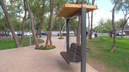 Семь новых общественных пространств появилось в столичном районе Байқоныр