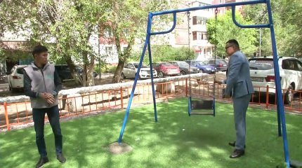 Партия «AMANAT» проверит детские площадки на безопасность