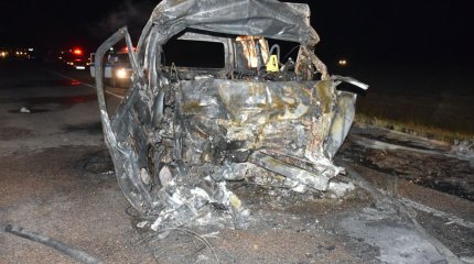 Обе машины сгорели: смертельное ДТП произошло на трассе в СКО