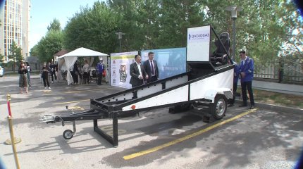 Акцию «Stop ДТП» провели для сотрудников QazaqGaz в Астане