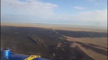 Горит Наурзумский заповедник: пострадал 57-летний рабочий