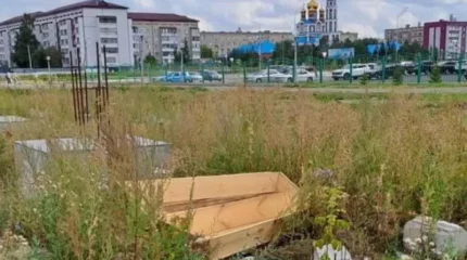 Петропавлда көшеден бос табыт табылды