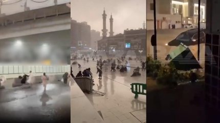 Қасиетті Меккеде қатты дауыл тұрды