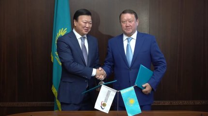 Меморандум о сотрудничестве подписали акимат Костанайской области и медцентр Управделами Президента РК