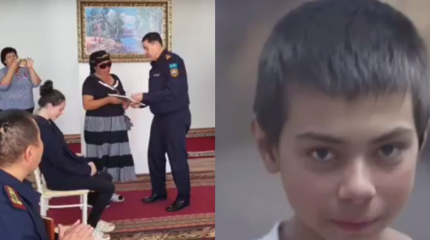 Школьника посмертно наградили в Акмолинской области