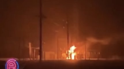 Сёла остались без света из-за пожара на подстанции в Карагандинской области