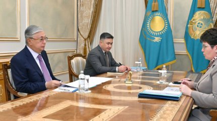 Токаев принял председателя Высшей аудиторской палаты Наталью Годунову