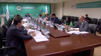 Проблемы предпринимательства обсудили в «AMANAT»