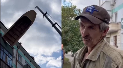 Петропавлда ер адам 23 жыл бойы пәтерінің ішінде қайық жасаған