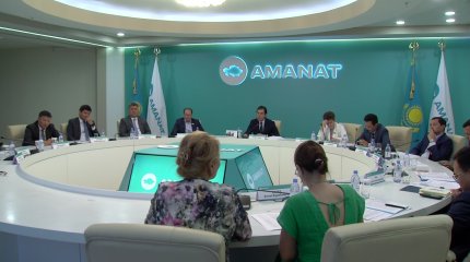 Актуальные проблемы развития экономики в северных регионах рассмотрели в партии "AMANAT"